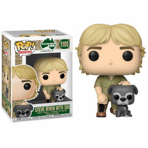 Funko Pop Vinyl TV Steve Irwin with Sui Figure
