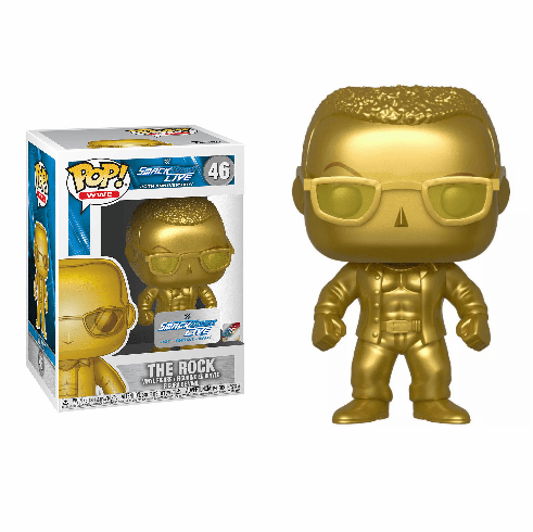 Funko Pop Vinyl WWE The Rock Gold Figure