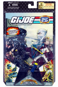 G.I. Joe 25th Anniversary Battle-Torn Snake Eyes & Storm Shadow Set