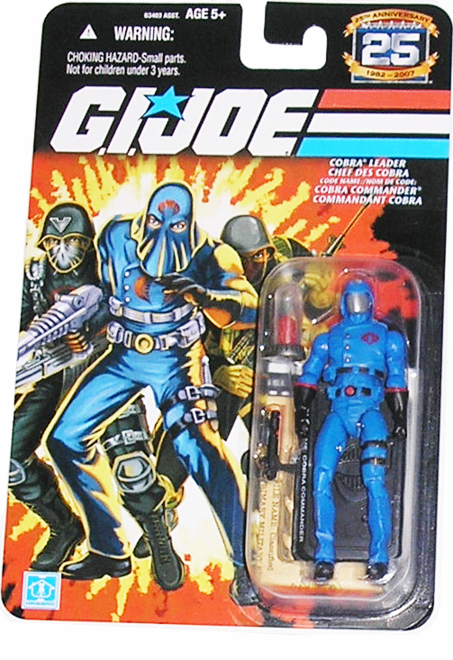 G.I. Joe 25th Anniversary Canada Card Cobra Commander Figure