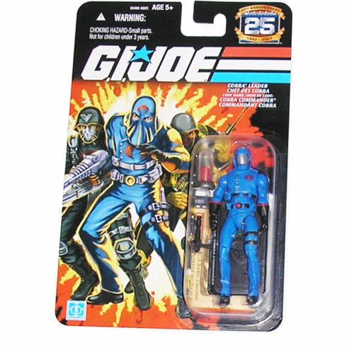 G.I. Joe 25th Anniversary Canada Card Cobra Commander Figure