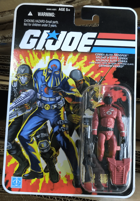 G.I. Joe 25th Anniversary Canada Card Crimson Guard Figure