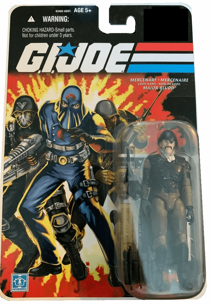 G.I. Joe 25th Anniversary Canada Card Major Bludd Figure