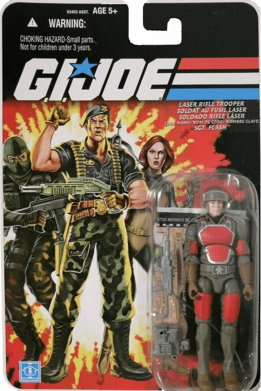 G.I. Joe 25th Anniversary Canada Card Sgt. Flash Figure