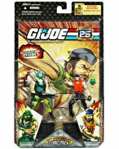 G.I. Joe 25th Anniversary Copperhead & Shipwreck Comic Pack