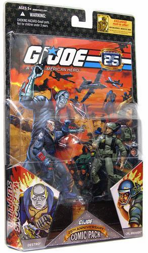 G.I. Joe 25th Anniversary Destro & Breaker Comic Pack