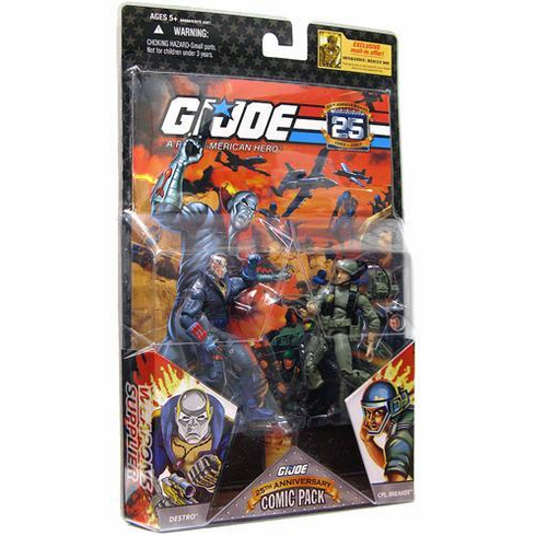 G.I. Joe 25th Anniversary Destro & Breaker Comic Pack