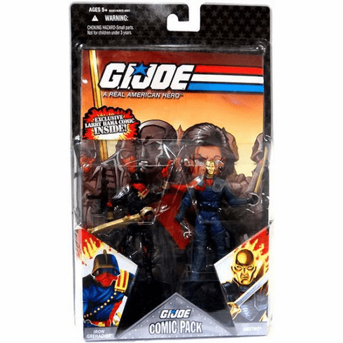 G.I. Joe 25th Anniversary Destro & Iron Grenadier Comic Pack