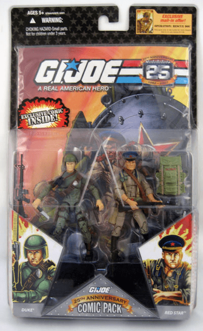 G.I. Joe 25th Anniversary Duke & Red Star Comic Pack