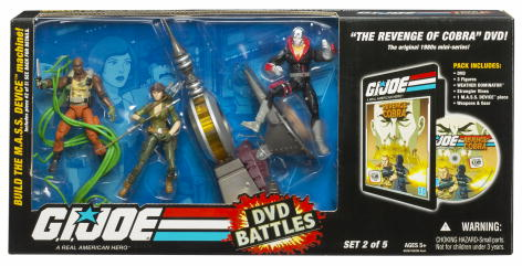 G.I. Joe 25th Anniversary DVD Battles Pack Revenge of Cobra Set
