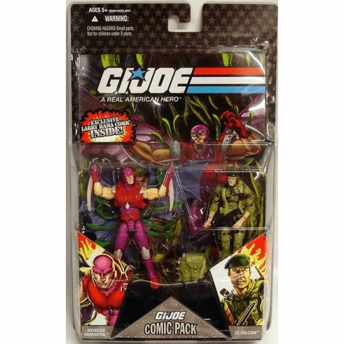 G.I. Joe 25th Anniversary Nemesis Immortal & Lt. Falcon Comic Pack