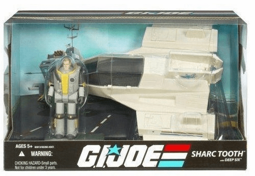 G.I. Joe 25th Anniversary Sharc Tooth with Deep Six Vehicle