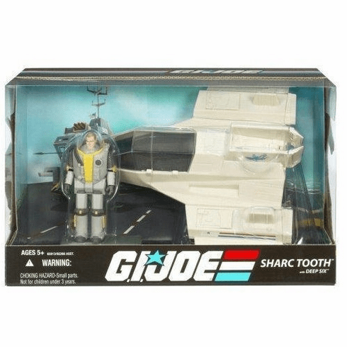 G.I. Joe 25th Anniversary Sharc Tooth with Deep Six Vehicle