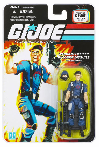 G.I. Joe 25th Anniversary Warrant Officer Flint in Cobra Disguise Figure
