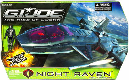 G.I. Joe Movie The Rise Of Cobra Night Raven Vehicle