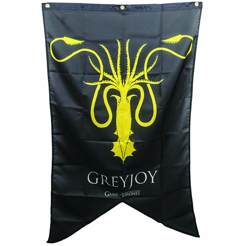 Game of Thrones House Greyjoy Banner