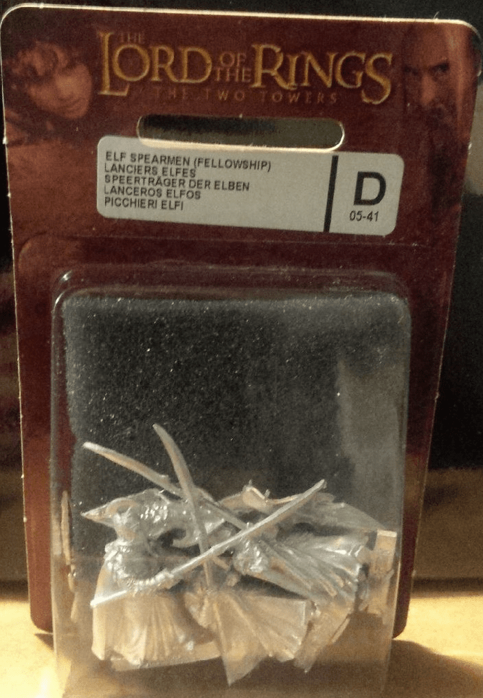 Games Workshop Lord of the Rings Two Towers Elf Spearmen (Fellowship) Miniature