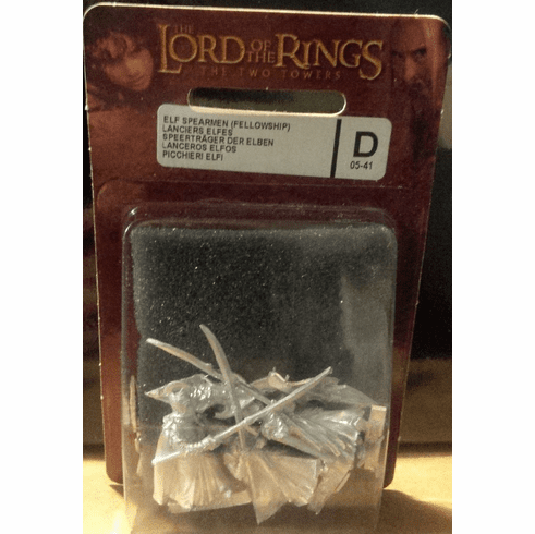Games Workshop Lord of the Rings Two Towers Elf Spearmen (Fellowship) Miniature