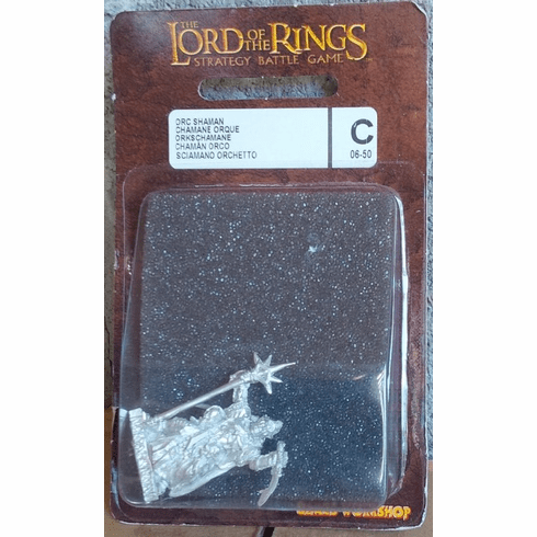 Games Workshop Lord of the Rings Two Towers Orc Shaman Miniature