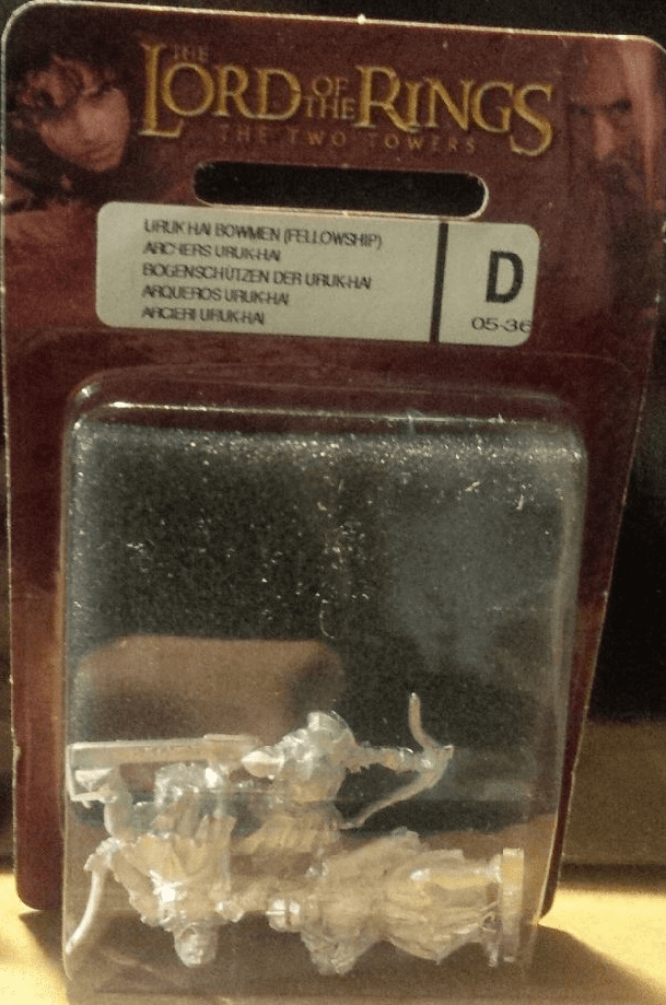 Games Workshop Lord of the Rings Two Towers Uruk-Hai Bowmen (Fellowship) Miniature