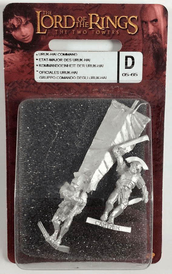 Games Workshop Lord of the Rings Two Towers Uruk-Hai Command Miniatures
