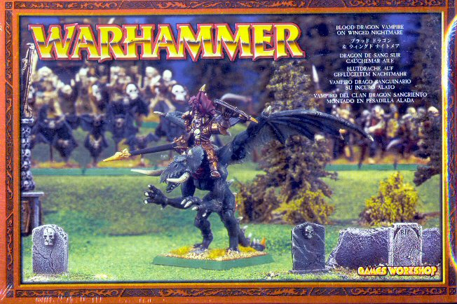 Games Workshop Warhammer Blood Dragon Vampire on Winged Nightmare Set