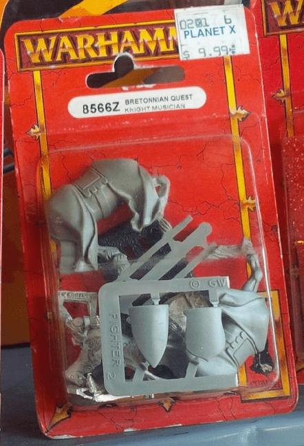 Games Workshop Warhammer Bretonnian Quest Knight Musician Miniature