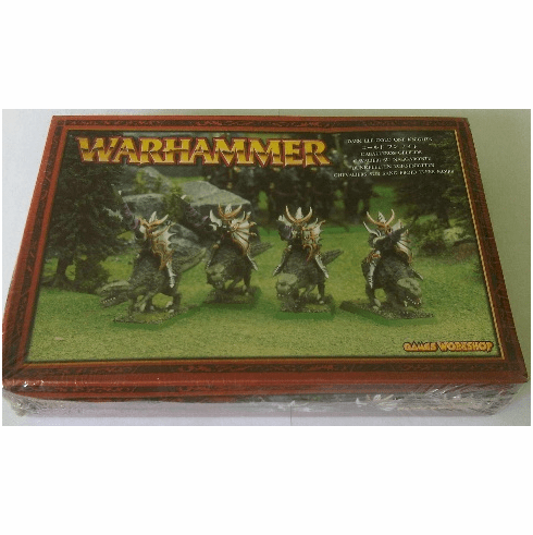 Games Workshop Warhammer Dark Elf Cold One Knights Miniatures