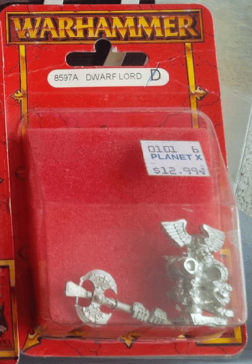 Games Workshop Warhammer Dwarf Lord Miniature