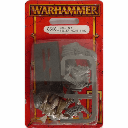 Games Workshop Warhammer High Elf Silver Helms Standard Miniature