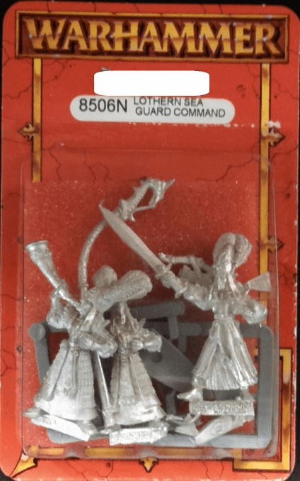 Games Workshop Warhammer Lothern Sea Guard Command Miniature