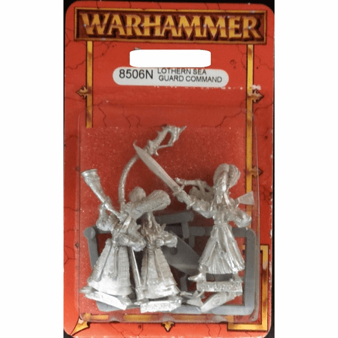 Games Workshop Warhammer Lothern Sea Guard Command Miniature