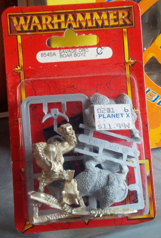 Games Workshop Warhammer Savage Orc Boar Boyz Miniature