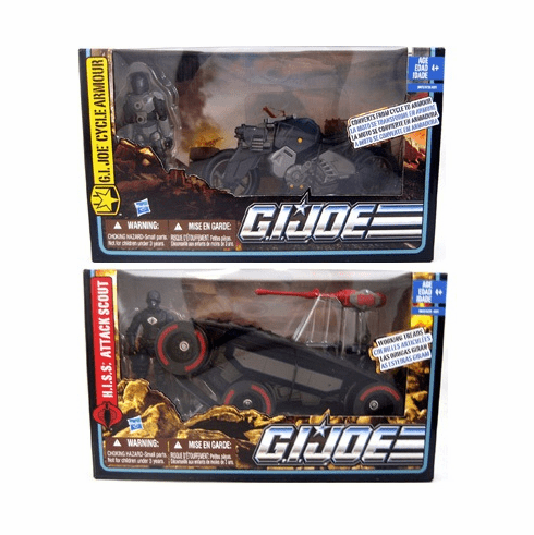 GI Joe Alpha HISS Attack Scout & Armor Cycle Vehicle Set