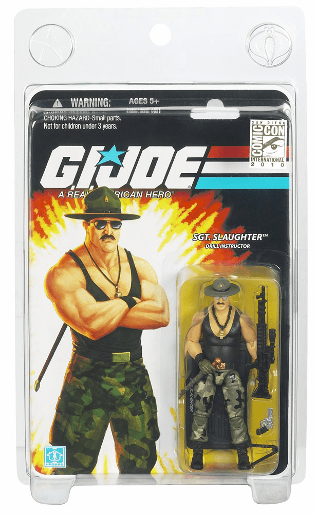 GI Joe Sgt. Slaughter Triple-T SDCC 2010 Exlusive Figure