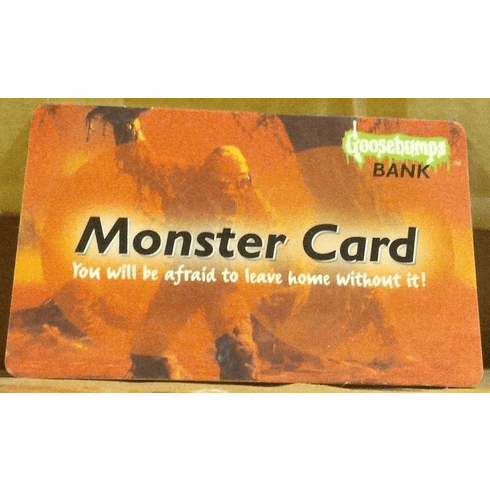 Goosebumps Monster Wallet Card