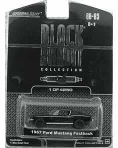 Greenlight Black Bandit Collection 1967 Ford Mustang Fastback