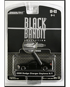 Greenlight Black Bandit Collection 2008 Dodge Charger Daytona R/T