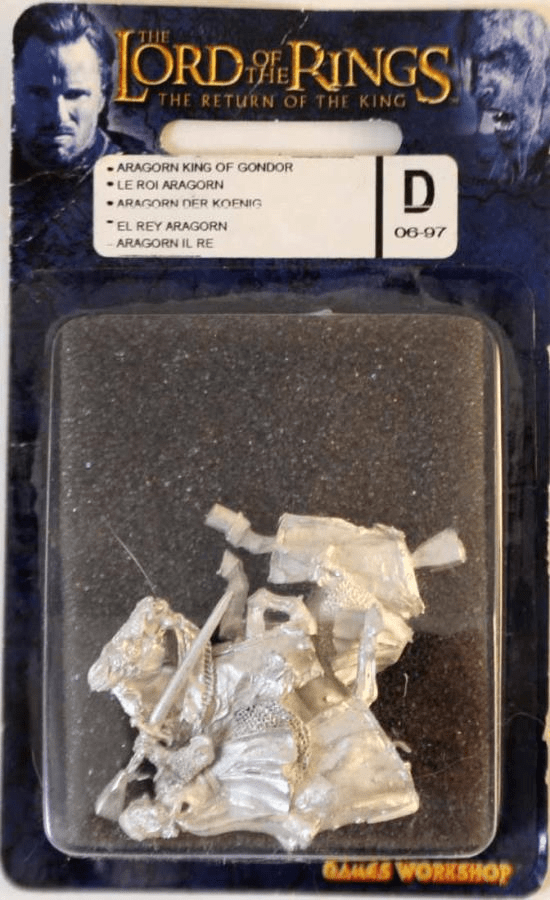 GW Lord of the Rings Aragorn King of Gondor Miniature