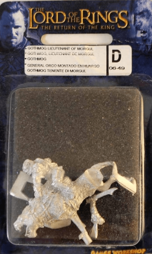 GW Lord of the Rings Gothmog Lieutenant of Morgul Miniature
