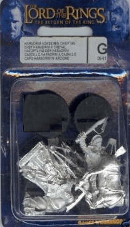 GW Lord of the Rings Haradrim Horsemen Chieftan Miniature