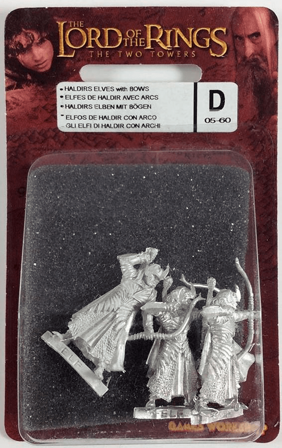 GW Lord of the Rings Two Towers Haldirs Elves with Bows Miniatures