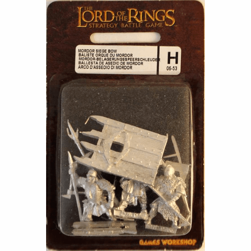 GW Lord of the Rings Two Towers Mordor Siege Bow Miniatures