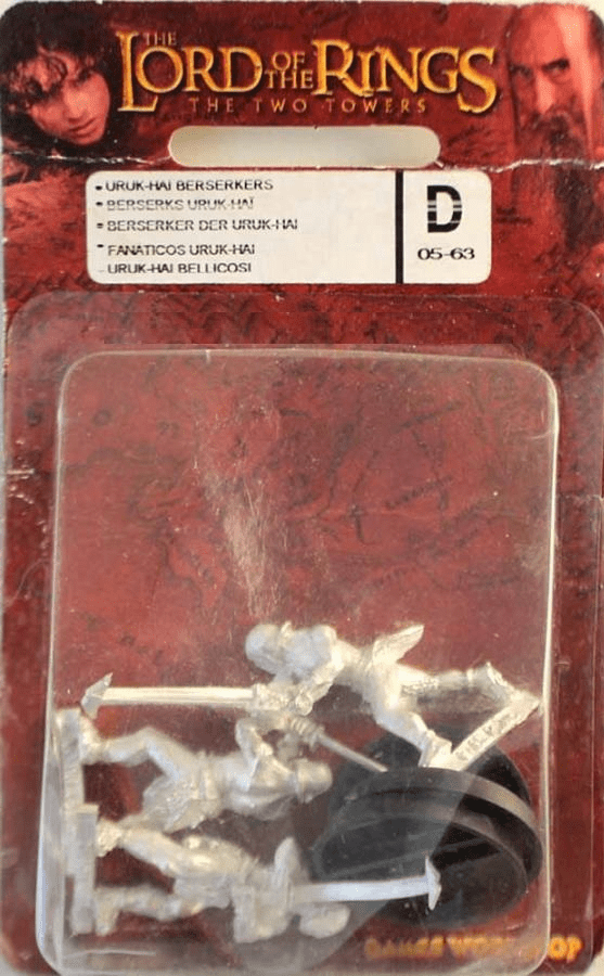 GW Lord of the Rings Two Towers Uruk-Hai Berserkers Miniatures