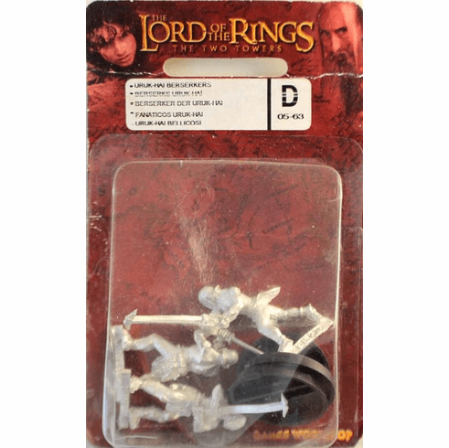 GW Lord of the Rings Two Towers Uruk-Hai Berserkers Miniatures
