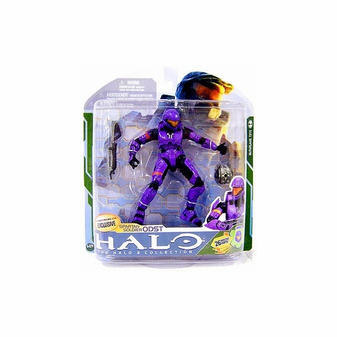 Halo 3 Series 5 Spartan Soldier ODST Violet Figure