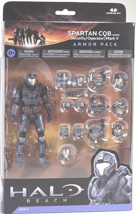 Halo Reach Spartan CQB Armor Figure Pack
