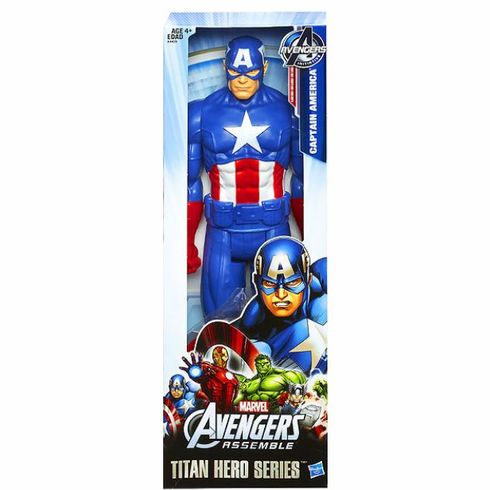 Hasbro Titan Hero Avengers Assemble Captain America Figure