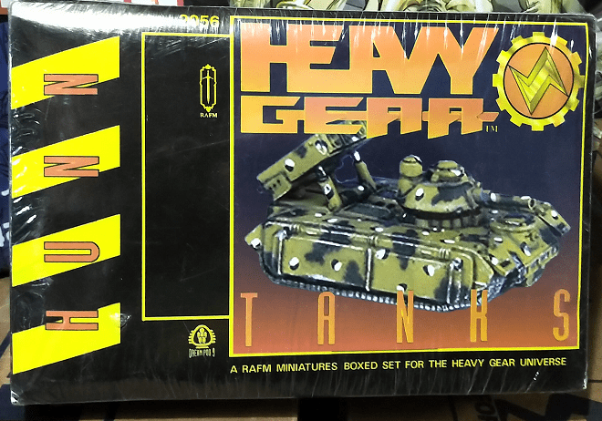 Heavy Gear Hunn Tanks Miniature Set