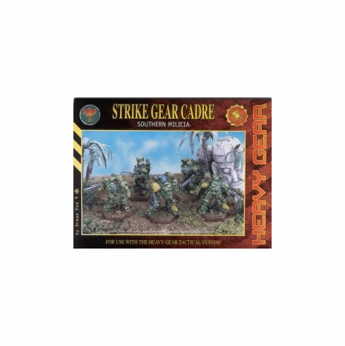 Heavy Gear Strike Gear Cadre Southern Milicia Miniature Set